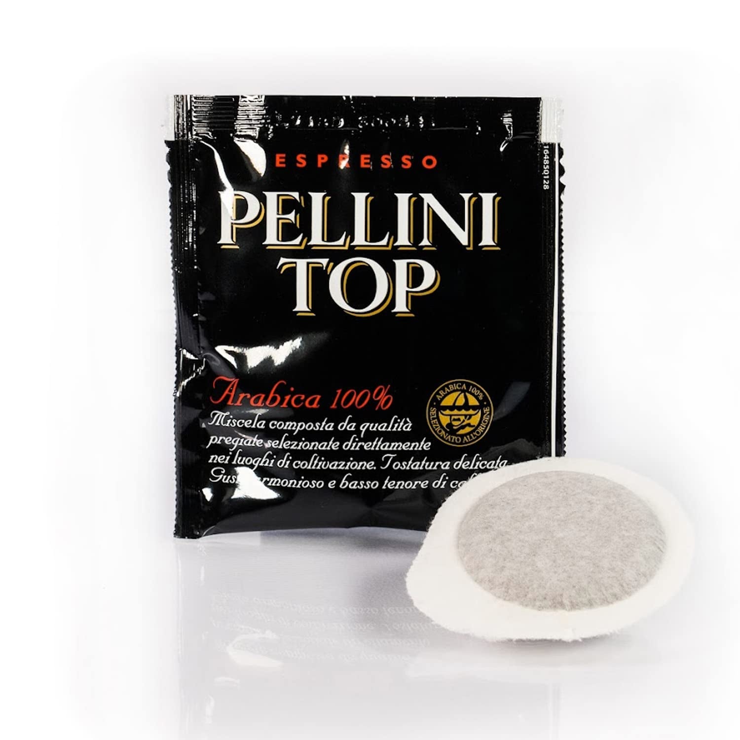 Pellini Caffè, Espresso Pellini Topp 100% Arabica - 6 förpackningar med 18 pads (6x126 g, totalt 108 pads)