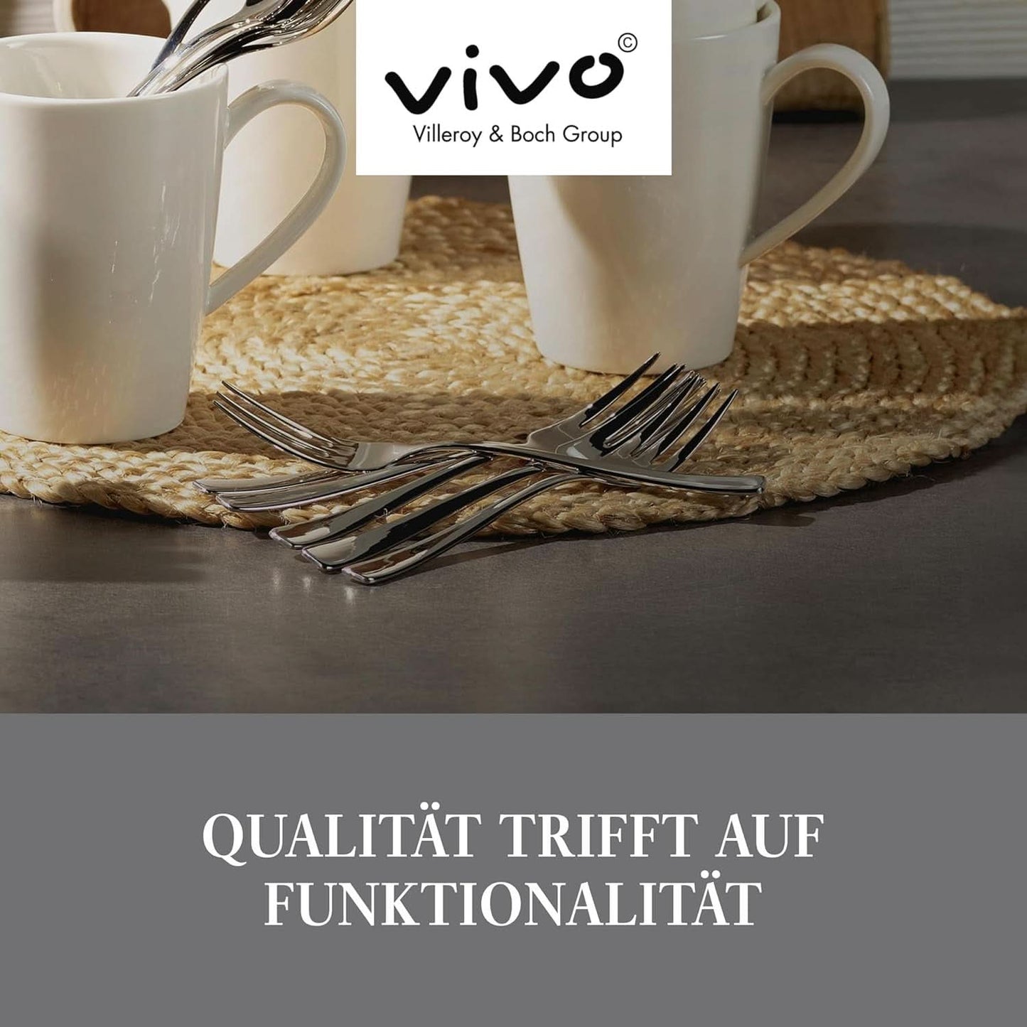 Vivo by Villeroy & Boch - Voice Basic bestickset 30 stycken för 6 personer Naty Shop