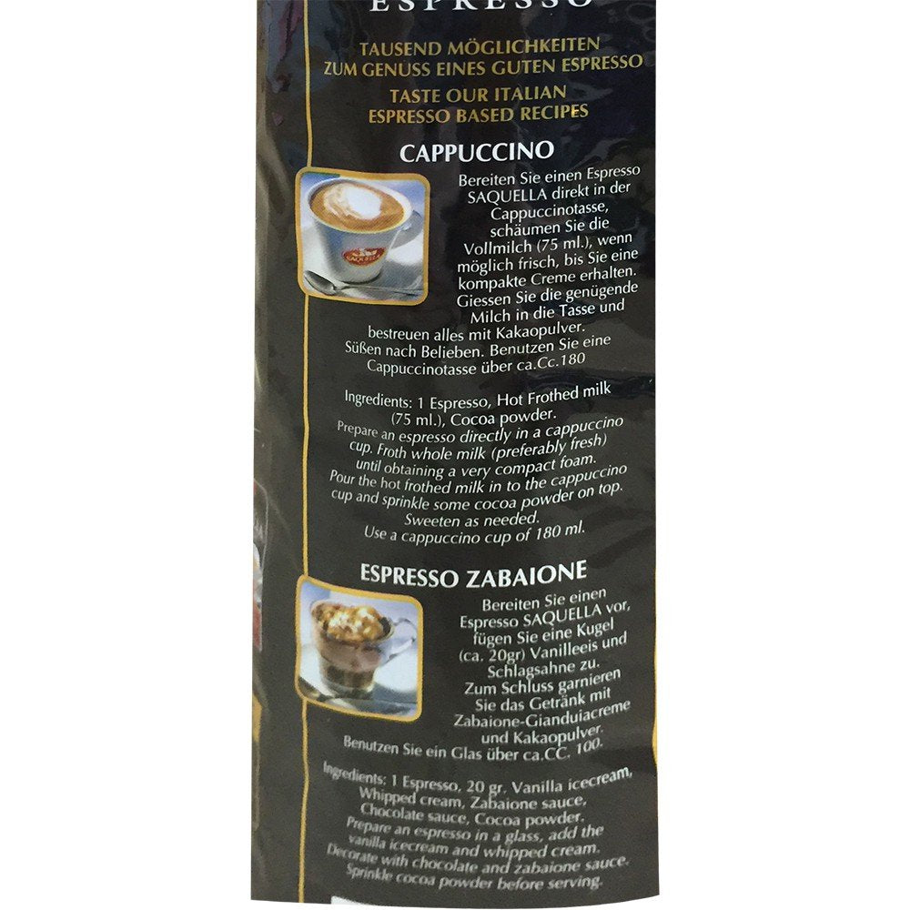 Kafffe, Bar Italia Espresso, gran crema (1 kg, påse), förpackning om 1