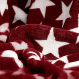 Celinatex fluffig filt 150 X 200 Cm Bordeaux filt soffa soffa mjuk filt stjärnor Mikrofiber Fleece Oeko-Tex Moonlight sängar och täcken Besuche den CelinaTex-Store