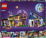 LEGO Friends Olly och Paisley Family House, Dockhus med figurer och tillbehör, tvåvåningshus och trädkoja, kreativ present för flickor och pojkar 7+ 42620 Byggset Besuche den LEGO-Store