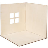 Baker Ross FN255 Mini dockskåpssats i trä - 1 del dockskåpssats för barn DIY-pysselsats