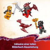 Ras och Arins LEGO NINJAGO Super Storm Flyer - Leksak med drönare, skyttar, blad och motorer - Inkl. 3 Ninja-rollspelsminifigurer - Byggset för pojkar och flickor från 8 år 71833 Byggset Besuche den LEGO-Store