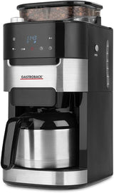 GASTROBACK Grind & Brew Pro termisk espressomaskin, silver, svart