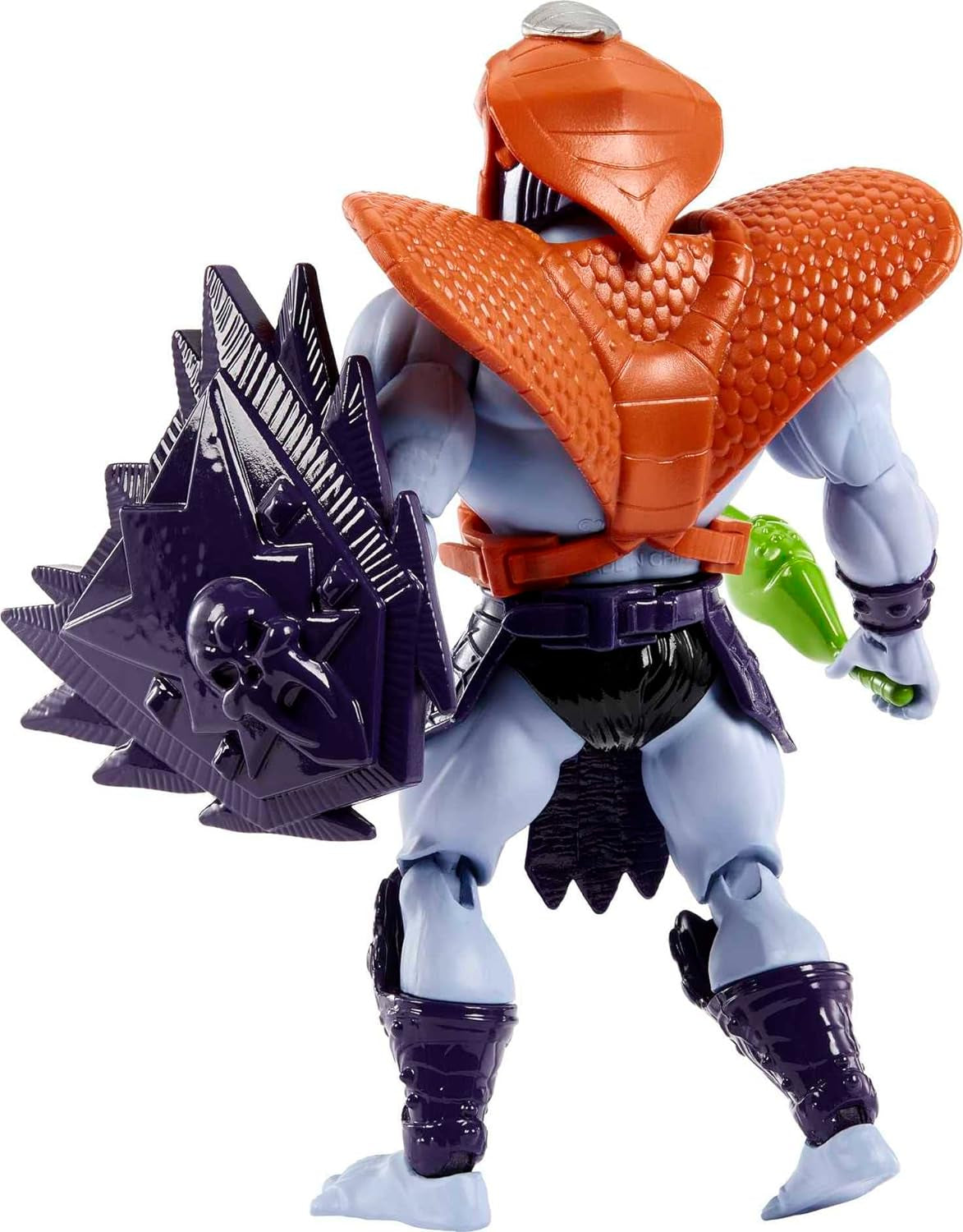 MASTERS of the UNIVERSE Snake Armor Skeletor - 16 rörliga leder, retroförpackning, miniserietidning, för barn 6+ och vuxna samlare, HKM68 Actionfigurer Naty Shop