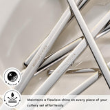 Karaca Focus Elegance, 84-delars bestickset, 12 personer Kitchen Naty Shop