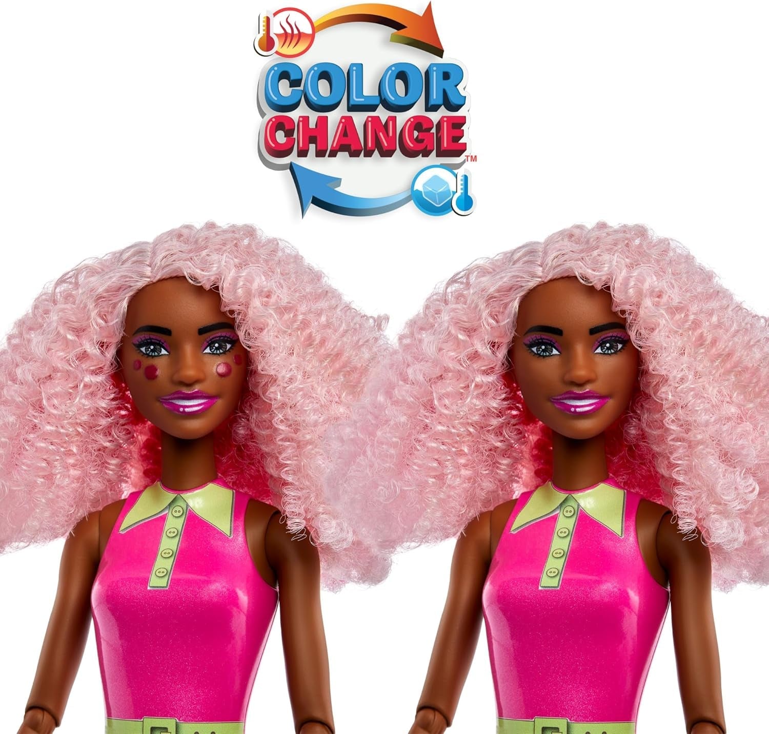 Barbie Pop Reveal Bubble Tea Doll och tillbehör, doftande Berry Bliss modedocka med husdjur, 8 överraskningar, inkluderar färgväxlare, förvaringsmugg, HTJ20