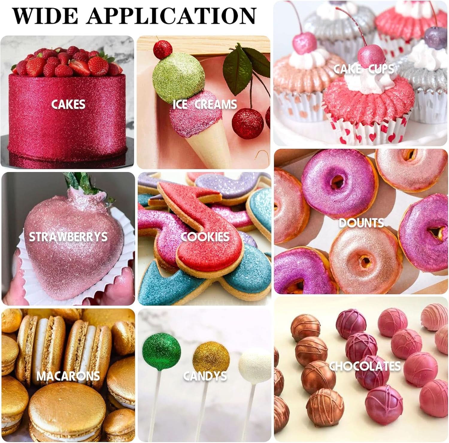 Ätbart glitter, 5 gram Naty Shop