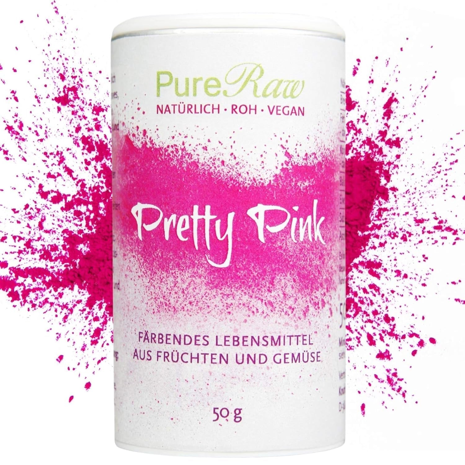 Magic Blue Spirulina Natural Food Color Pulver Blå (Raw Vegan) Mörkblå till Ljus Pastellblå - Phycocyanin Alger Pulver Matfärg - Naturlig matfärg | Pureraw 5G