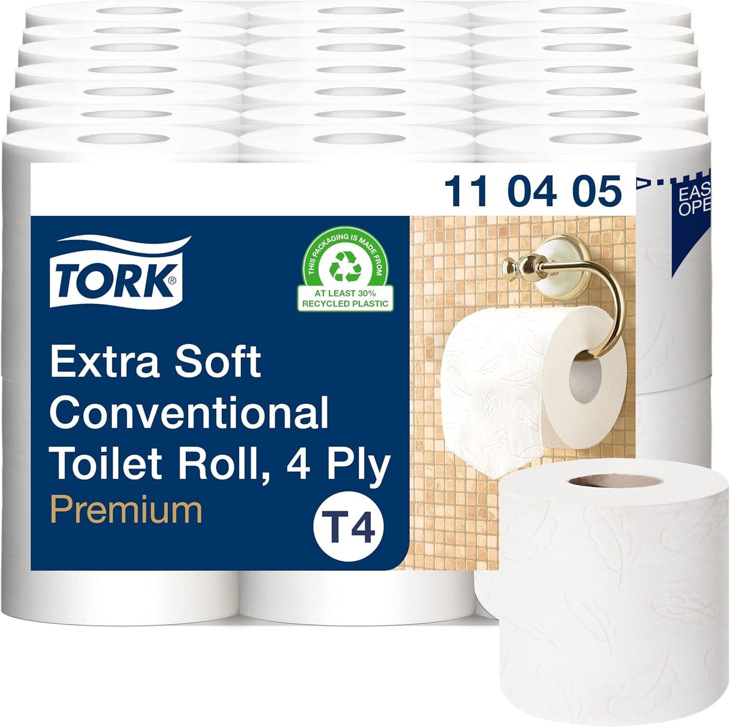 Toalettpapper Tork Small Roll White T4, Advanced, 2-lagers, 48 ​​× 200 ark, 472161