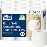 Toalettpapper Tork Small Roll White T4, Advanced, 2-lagers, 48 ​​× 200 ark, 472161