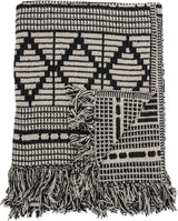 Bloomingville överkast, svart, bomull, 160cm Bloomingville sängar och filtar Svart 160cm