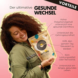 EXHALE Bio GANZE BOHNEN – Dunkel Gerösteter Kaffee – 450g Packung – Mykotoxinfrei & Geeignet für Bulletproof Coffee – Single Origin och 100% Arabica Bohnen