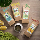 ORIGEENS BIO MATE TE-presentset X4 I Yerba Mate Bio 4X80G I Yerba Mate te-set, presentidé