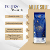 Caffè Espresso - Espressobohnen 1 kg - Traditionell Dreifachröstung In Handarbeit - Premium Kaffeebohnen mit perfekter Crema und besons säurearm für Helautomat und Siebträger