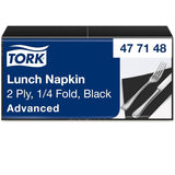Tork 477840 Lime Lunchservetter / 2-lagers servetter för små måltider eller mellanmål / Avancerad kvalitet / 10 X 200 (2000) pappersservetter / 32,6 X 33 Cm (L X B) / 1/4 vikning
