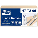 Tork 477840 Lime Lunchservetter / 2-lagers servetter för små måltider eller mellanmål / Avancerad kvalitet / 10 X 200 (2000) pappersservetter / 32,6 X 33 Cm (L X B) / 1/4 vikning