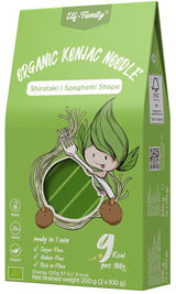 Elf-Family 270g x6er Box(12-pack) Bio Konjak Nudeln Ultra Low Carb Shirataki Nudeln Vegan Glutenfrei-Instant Nudeln ohne kohlenhydrate/Keto/Kalorienarme/Fettfrei/Zuckerfrei -Spaghetti MHD: 12/11/2026