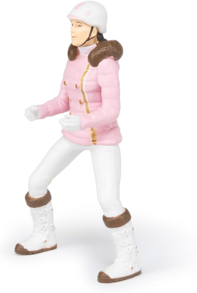 PAPO - Hästfigur - Rider Fashion Winter, passion för ridning, leksak för barn från 3 år. Naty Shop actionfigurer