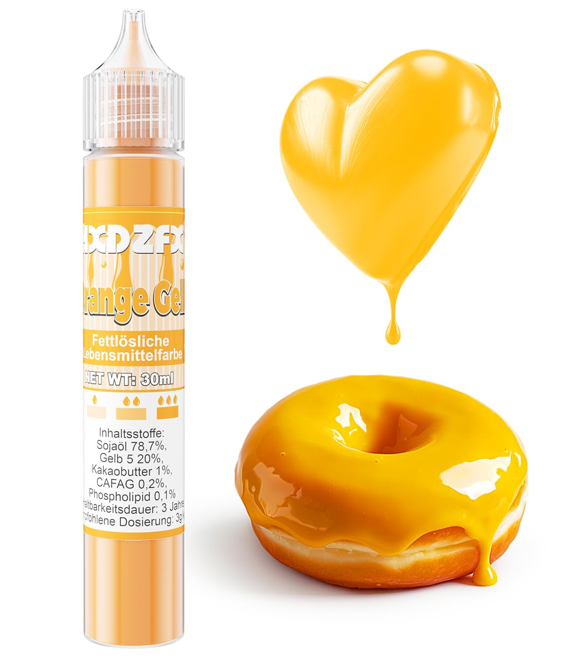 Fettlöslig matfärgning - 30 ml koncentrerad oljebaserad matfärgning för choklad matfärgningsset för tårtdekorering, fondant, smörkräm, bakning, hantverk (marinblå)