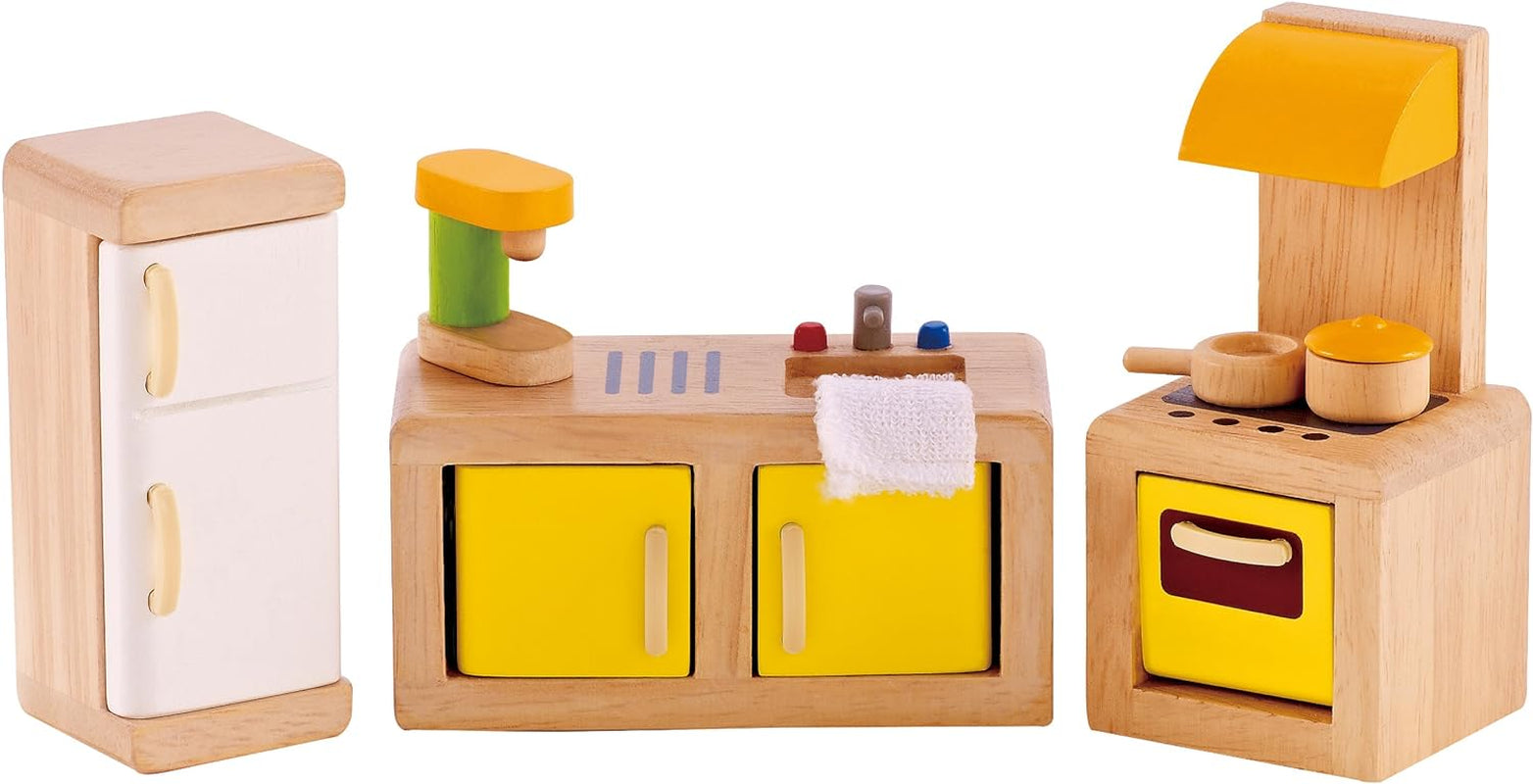 Hape E3459 - Barnrum, små dockskåp Naty Shop Kitchen