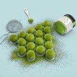 Purechimp Matcha-pulver av ceremoniell kvalitet 50 g. 100 % ren nyansodlat tepulver för lattes, infusioner och recept. Återvinningsbar burk. Rik på antioxidanter.