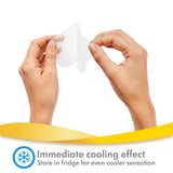 Medela Hydrogel Pads - omedelbar lindring och kylning för ömma bröstvårtor - återanvändbar - förpackning med 4 sterila kuddar, individuellt förpackade Tillbehör Mat och amning Bebe Naty Shop