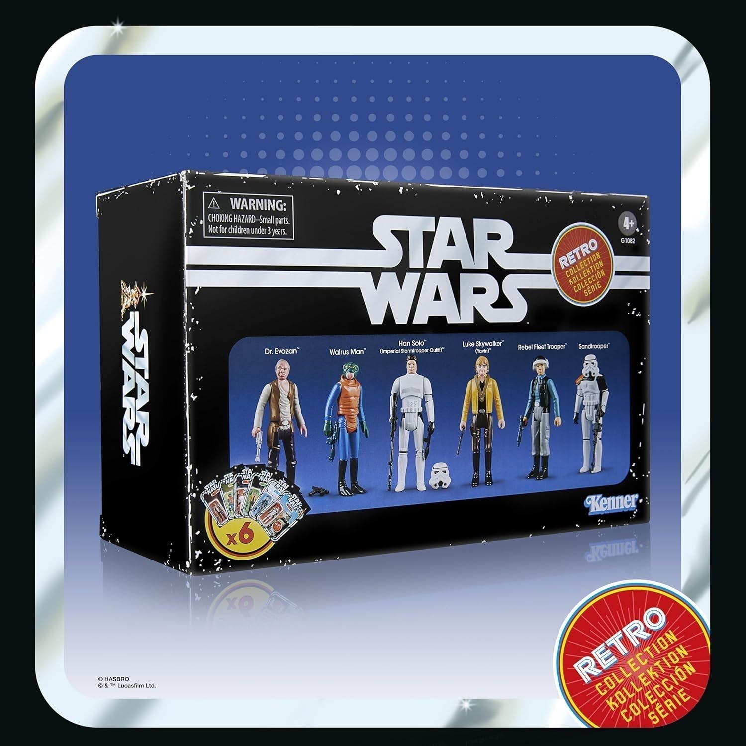 Star Wars Retro Collection Star Wars: A New Hope Multipack 6 actionfigurer 9,5 cm actionfigurer Naty Shop