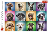 Jigsaw Puzzle - "1000" - Roliga hundporträtt Puzzle Naty Shop