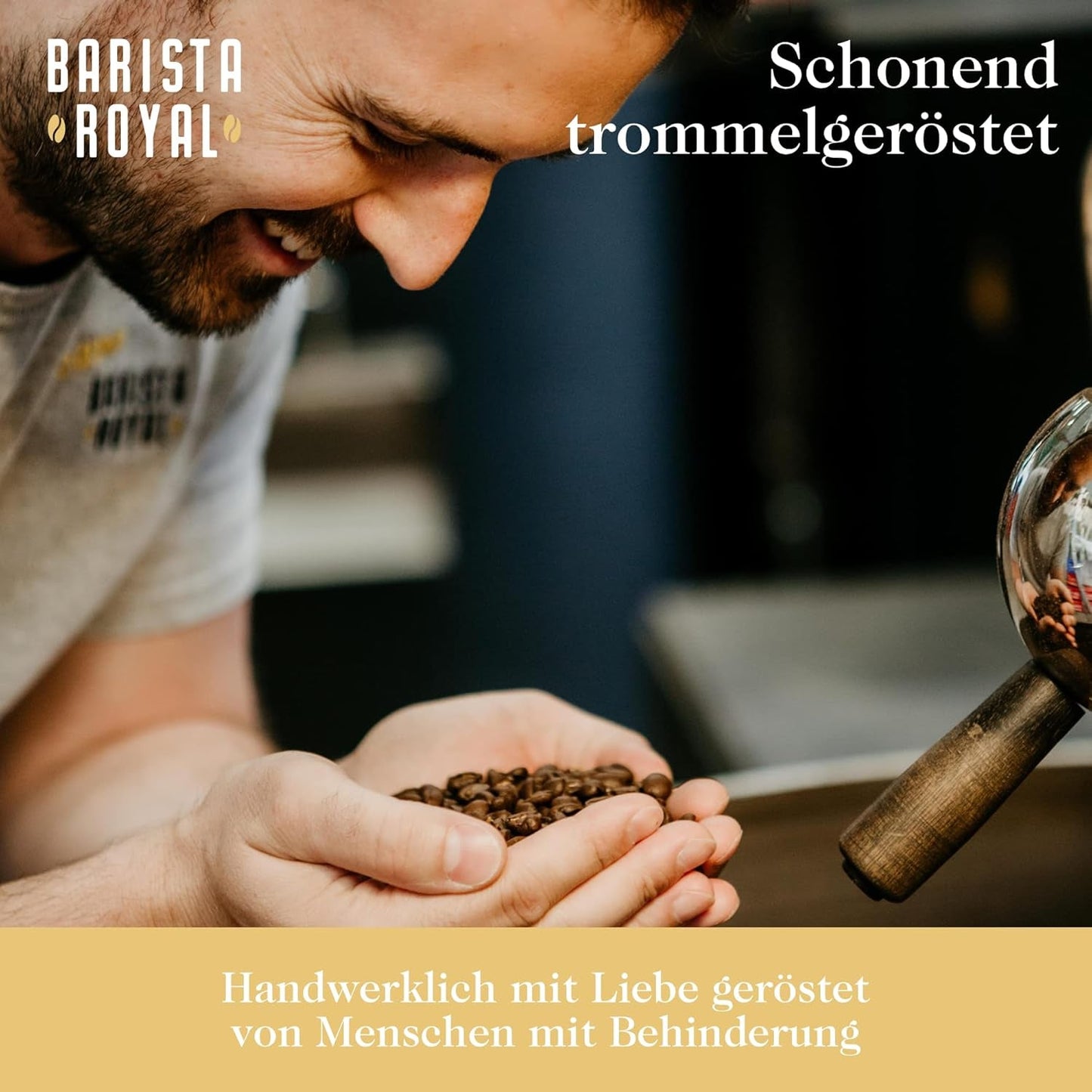BARISTA ROYAL Bio Kaffeebohnen 1kg "Special Selection" | Frische Kaffeebohnen direkt gehandelt | 70% Arabica, 30% Robusta Kaffee ganze Bohnen | Idealisk för helautomatiska och filtermaskiner
