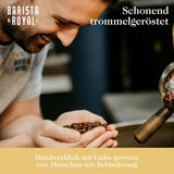 BARISTA ROYAL Bio Kaffeebohnen 1kg "Special Selection" | Frische Kaffeebohnen direkt gehandelt | 70% Arabica, 30% Robusta Kaffee ganze Bohnen | Idealisk för helautomatiska och filtermaskiner