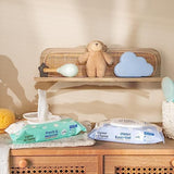 - Change Water Essential babyservetter x70 - Växtfibertoalettprodukt - 99 % ultrarenat vatten - Hygien från födseln - Återförslutningsbart lock