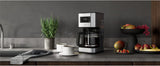 AEG Deli 5 espressomaskin, 1,5 l, programmerbar timer, varmhållningsfunktion, säkerhetsstopp, vattennivåindikator, optimal dosering, antidroppfunktion, rostfritt stål, CM5-1-6ST