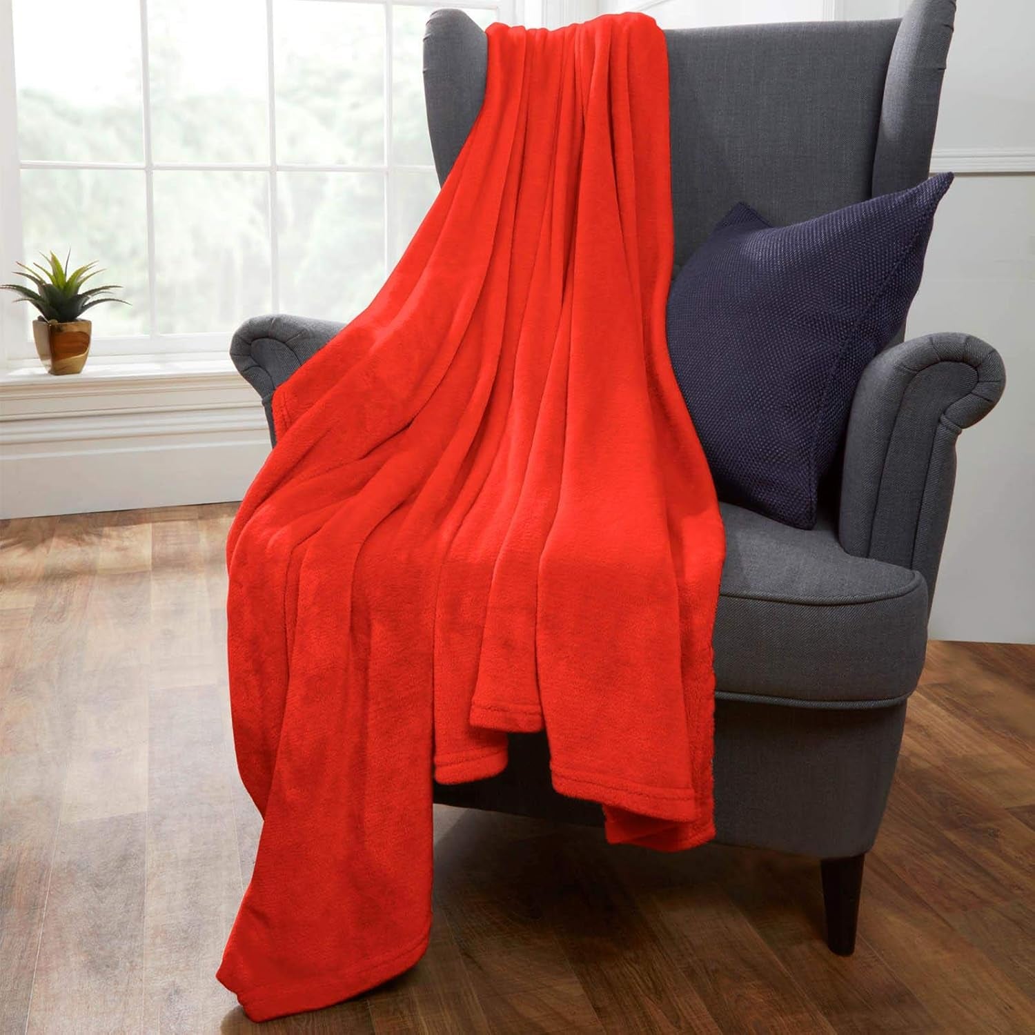 Brentfords ultramjuka överkast i fleece, Silvergrå, Stor dubbel - 150 X 200 Cm Sängar och filtar Beuche den Brentfords-Store Coral 120 X 150 Cm