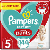 Pampers (gammal version), trosor, storlek 4, 9 kg-15 kg, trepack (1 x 88 blöjor)