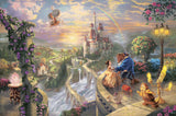 Schmidt Spiele Pussel 59475 - Thomas Kinkade, Disney Beauty and the Beast, pussel 1 000 bitar [Exklusivt på Amazon] Puzzle Naty Shop