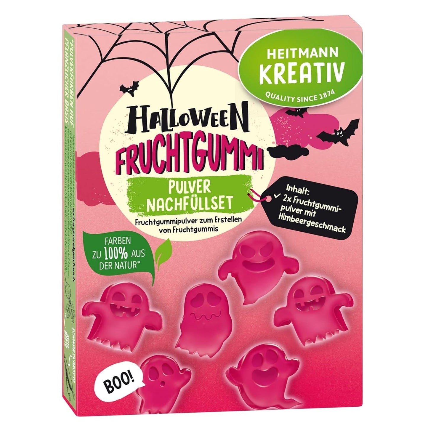 HEITMANN KREATIV Halloween Frukttuggummi Ersättningsset - Hallonsmak