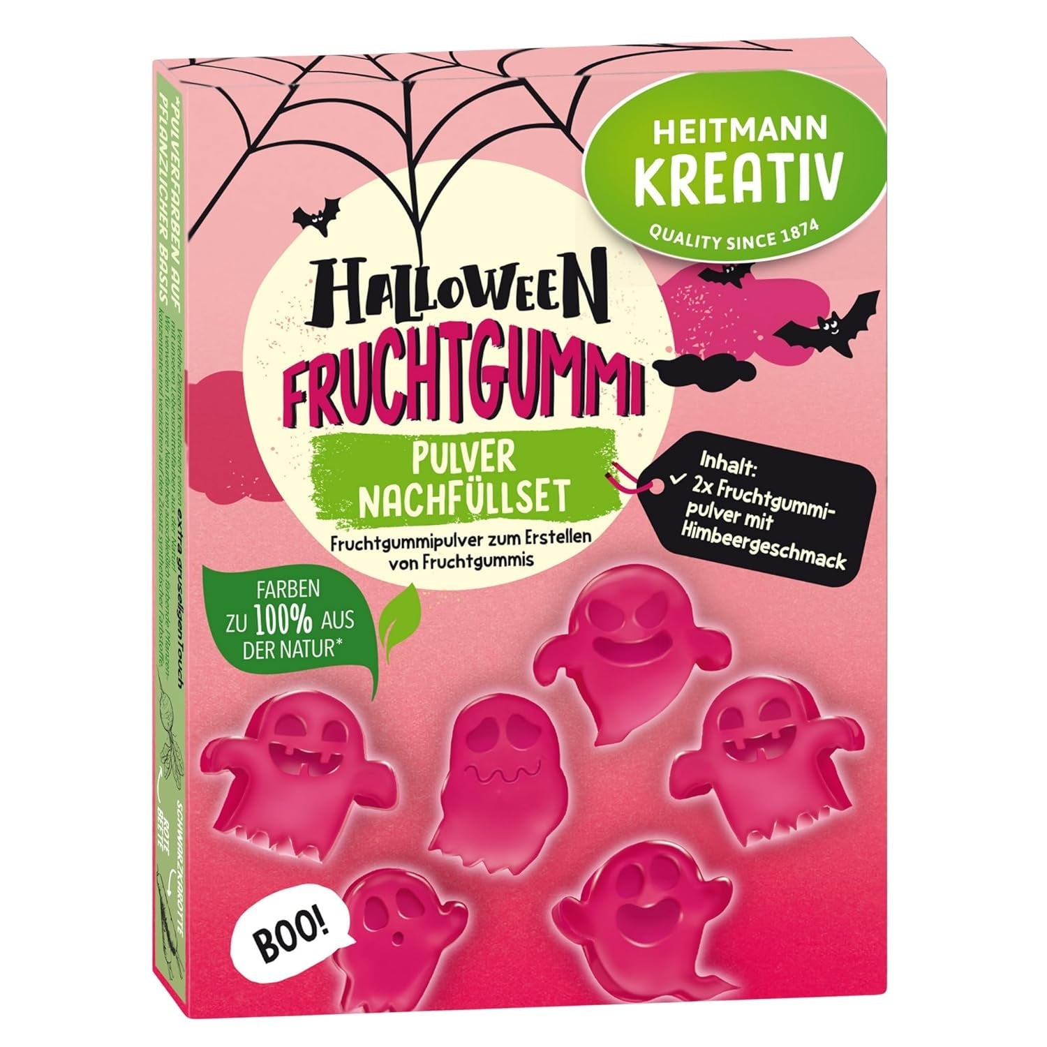 HEITMANN KREATIV Halloween Frukttuggummi Ersättningsset - Hallonsmak