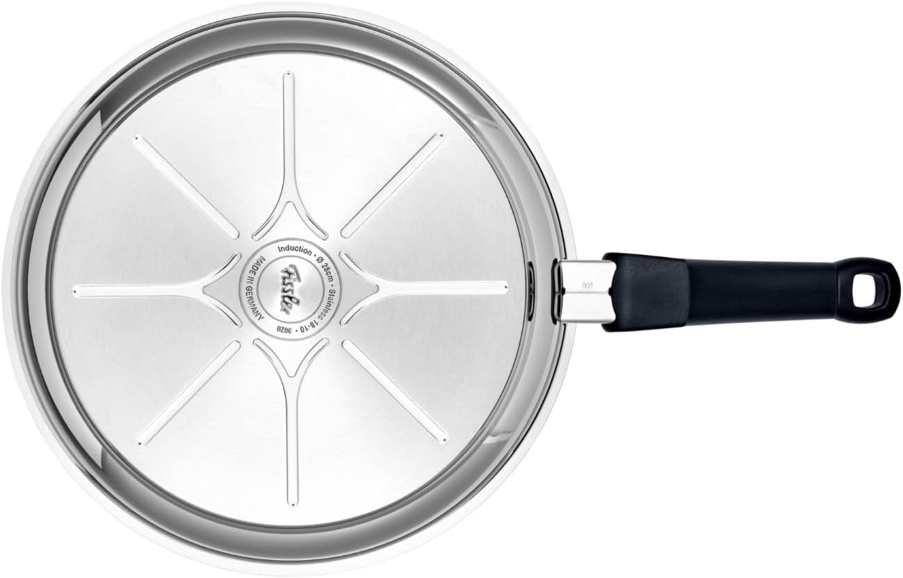 Fissler Adamant Premium, panna i rostfritt stål, non-stick, reptålig - Induktionsgrytor och stekpannor Naty Shop
