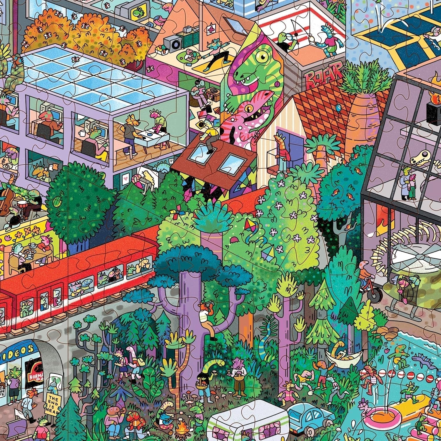Big Rockstadt - 1000 pusselbitar av The Magic Puzzle Company - Series Four Puzzle Naty Shop