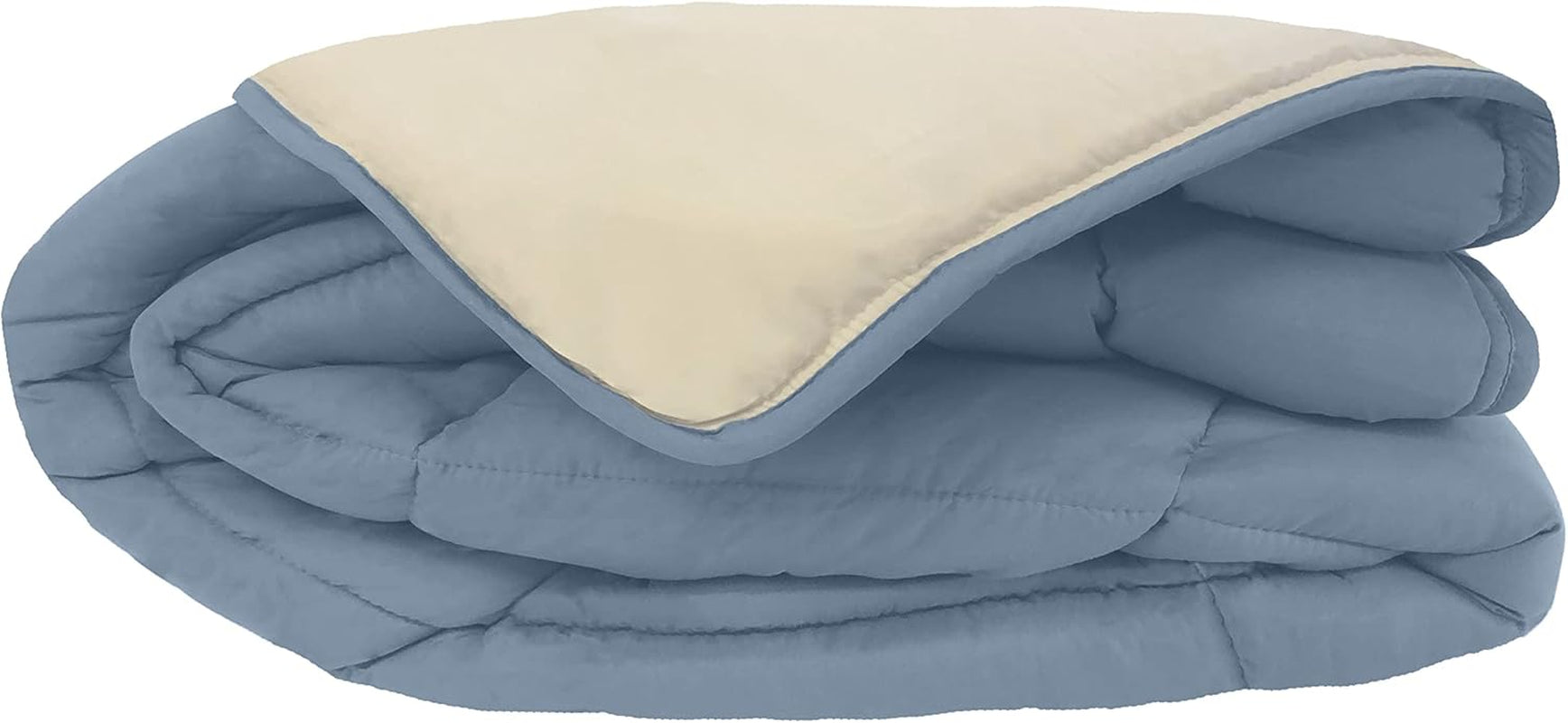 Poyet Motte Calgary täcke, polyester, olja/mastik, polyester, petroleum/mastik, 260 X 240 X 1 Cm Täcken och täcken Naty Shop 260X240X1 cm