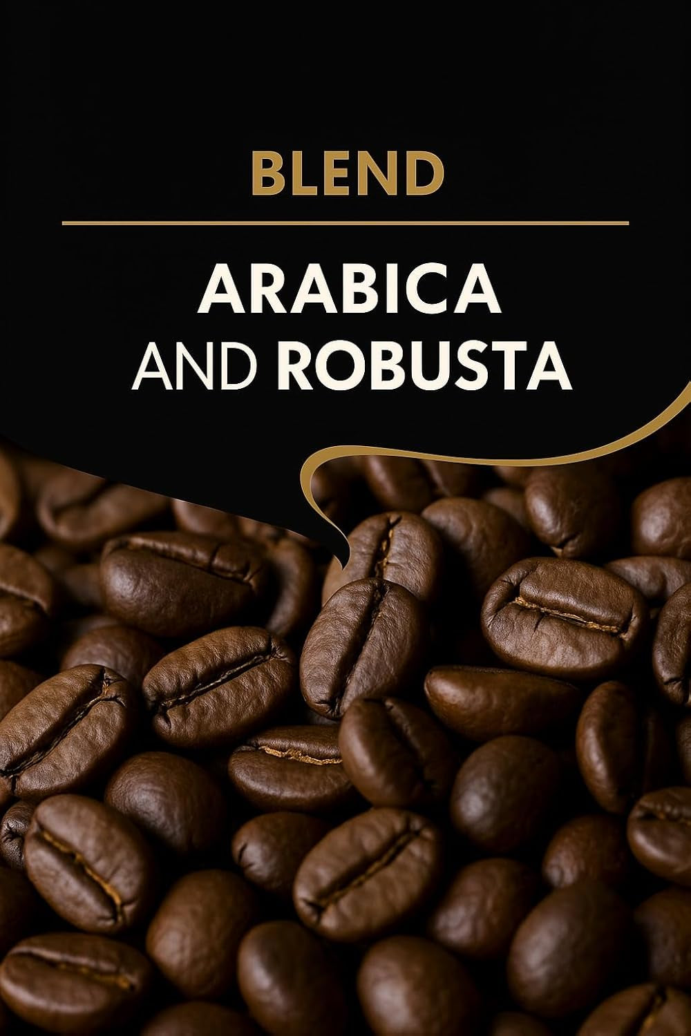 Kaffebönor 250g – Högkvalitativa Arabica och Robusta espressobönor, handrostade i trä, för den fylliga och aromatiska smaken av kaffebönor