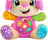 Fisher-Price Laugh & Learn JFD35 mjuk leksak med Smart Stages Musikalisk inlärningsleksak för spädbarn från 6 månader, flerspråkig version: italienska, spanska, portugisiska, engelska, JFD35 Baby Toys Naty Shop