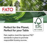 - Engångspappersservetter, idealiska för aptitretare och cocktails, förpackning med 100 servetter, storlek 24X24, 4-faldig, 2 lager, röd färg, 100 % rent cellulosapapper, Fsc-certifierat