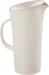 Guzzini - Tierra, Karaff med lock - Mjölkvit, 18,7 x 13,4 x 10 x h26,9 cm | 1800 cc - 181701156, Bianco