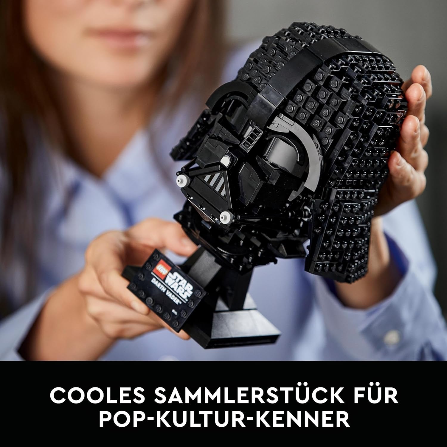 LEGO Star Wars Darth Vader Byggset för hjälm för vuxna, presentidé för män, kvinnor, honom eller henne, Samlingsmodell att bygga och visa 75304 Byggset Besuche den LEGO-Store