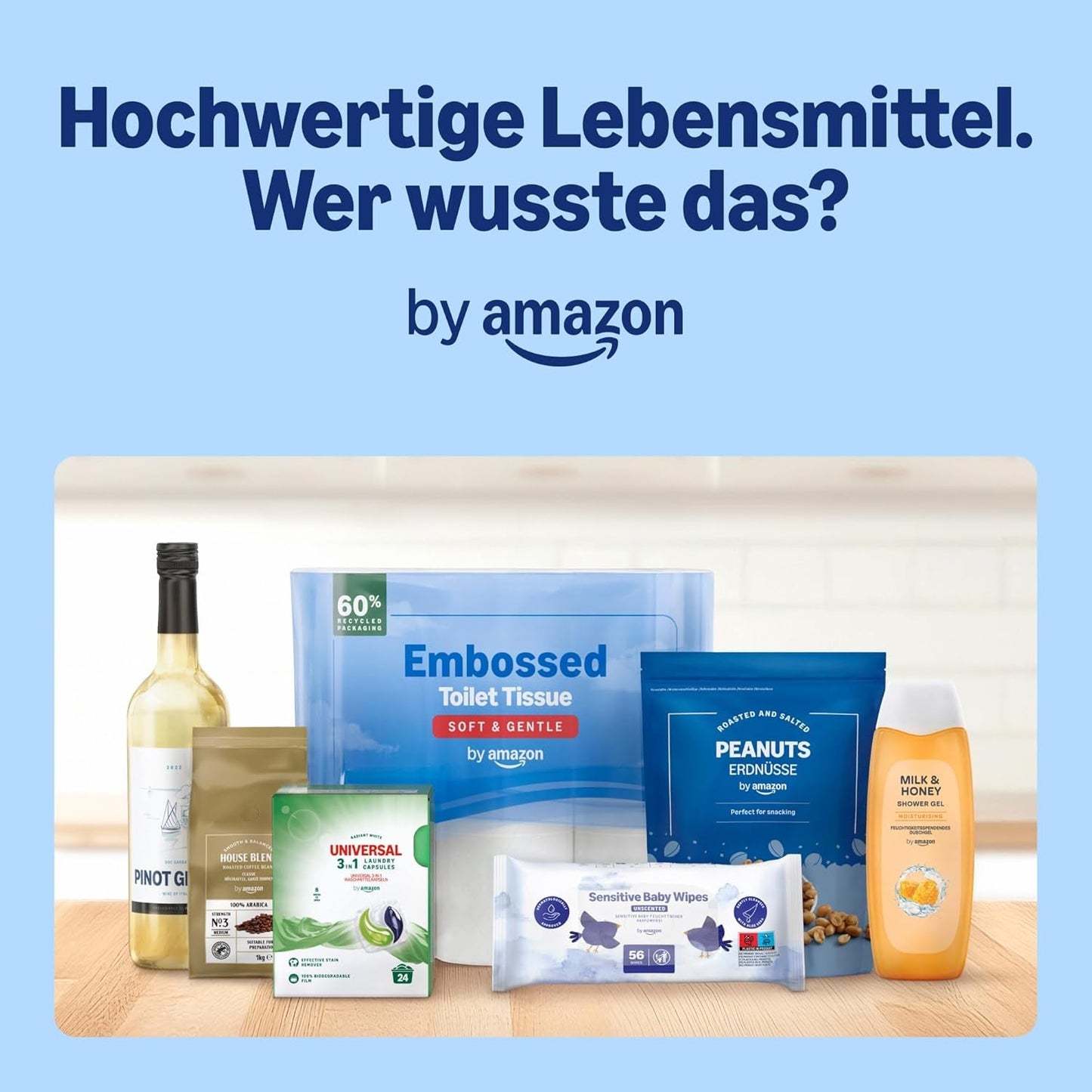 av Amazon Kaffeebohnen, entkoffeiniert, Lichte Röstung, 2 kg (2 Packungen med 1 kg), Rainforest Alliance zertifiziert