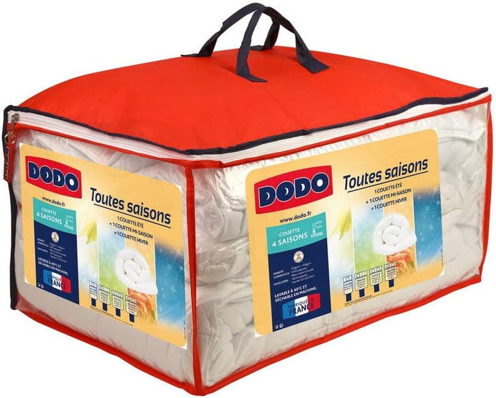 DODO 25665 För 4 säsonger Filt 140 X 200 Cm Vit Polyester Täcken och täcken Naty Shop 200 X 200 Cm