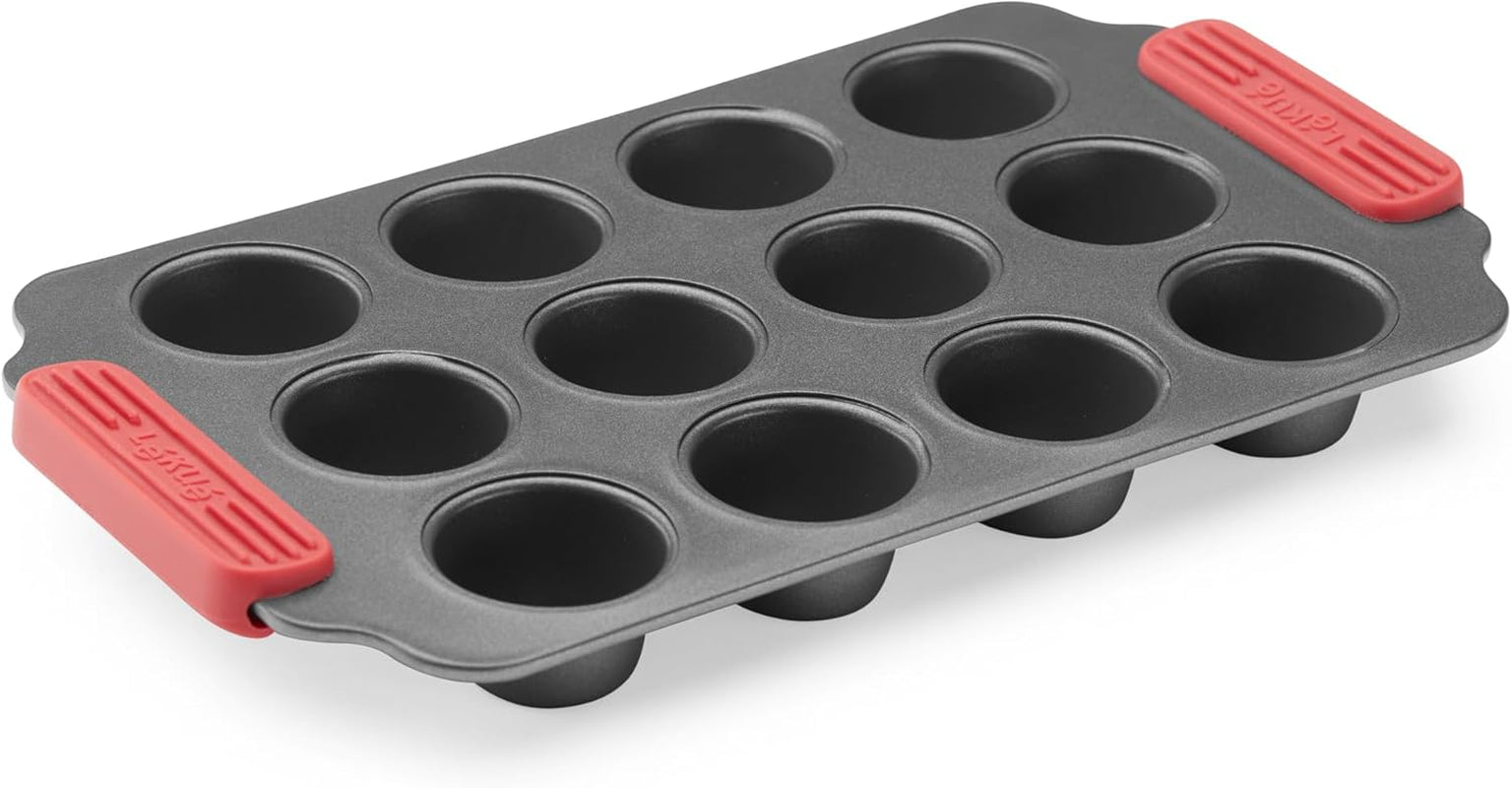 Lékué Muffin-Backform, Antihaftbeschichte, Metall, 6 Mulden formar och bakplåtar Naty Shop Mini Muffins