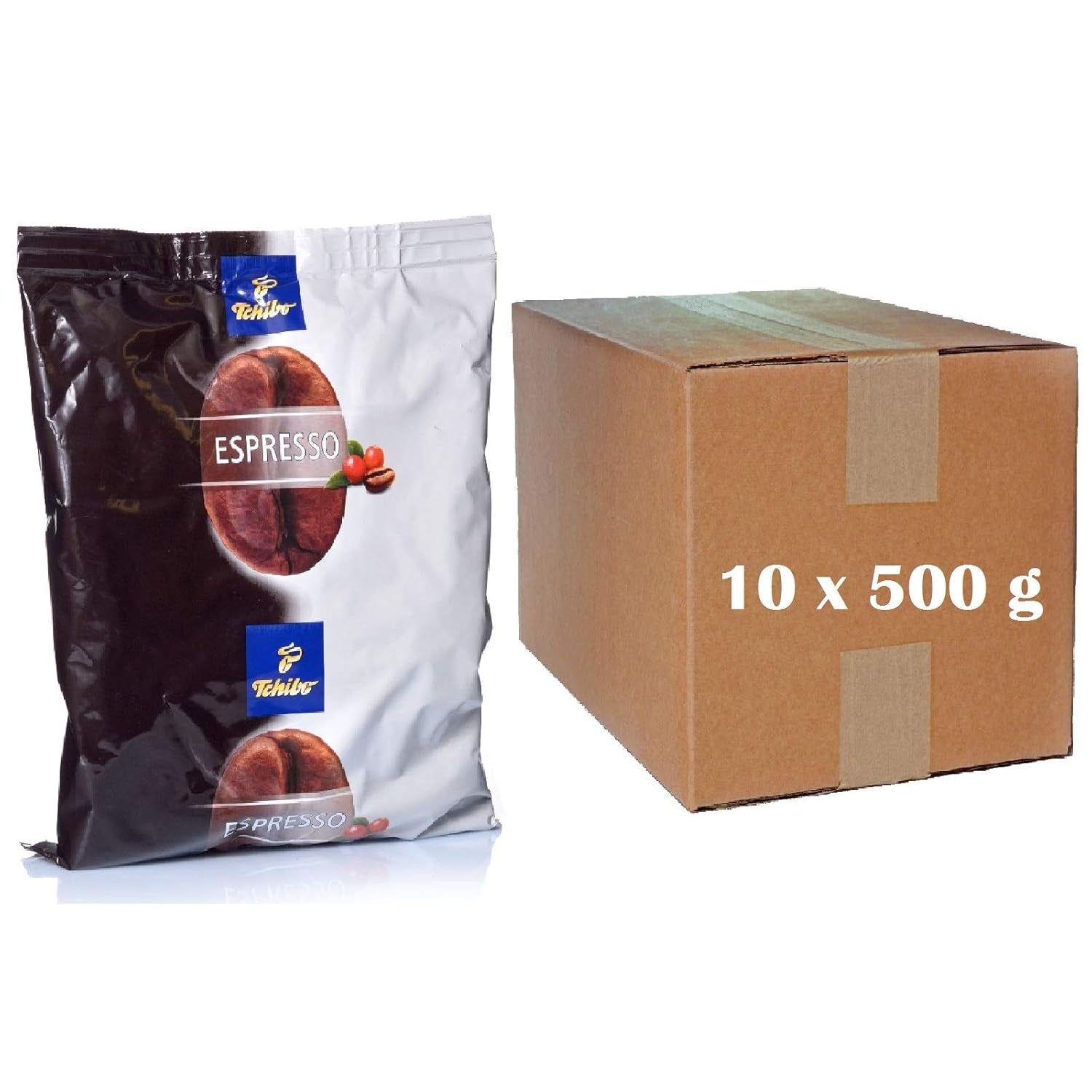 Tchibo Espresso Classico - 10 kaffebönor x 500g